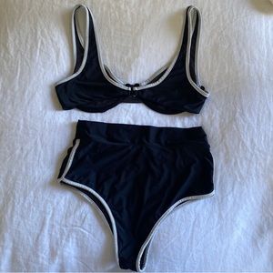 ACACIA Swimwear Ruby Top and Olive Bottom